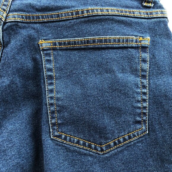 Bill Blass Womens Jeans Size 14P Stretch Straight Leg Blue Denim Casual Classic - Picture 13 of 15